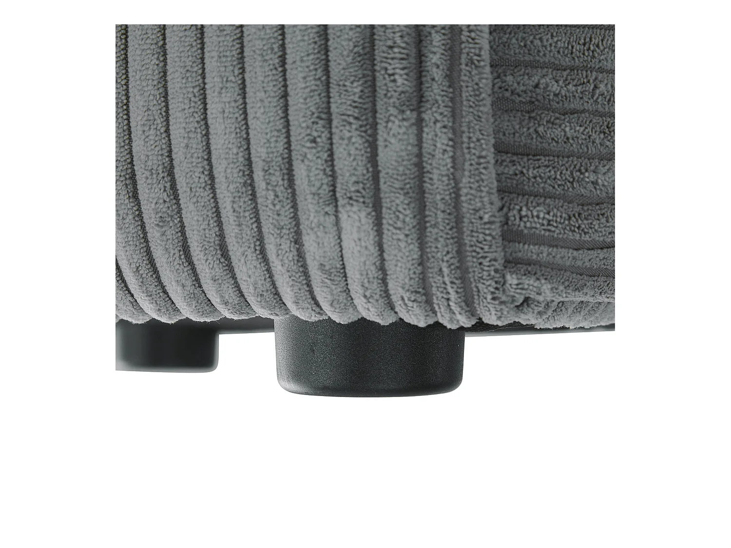 Repose-pieds 46x41x46 cm gris