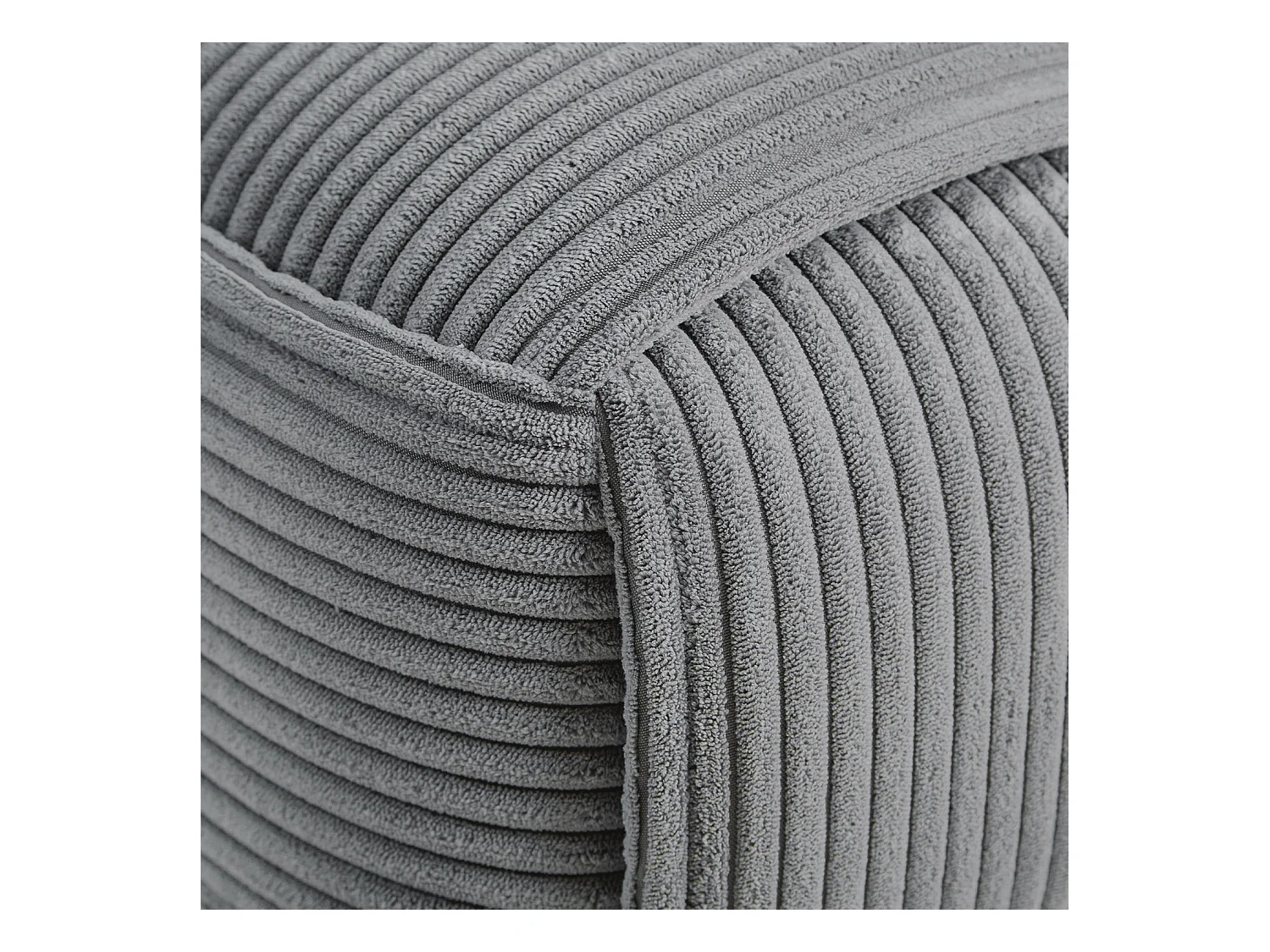 Repose-pieds 46x41x46 cm gris