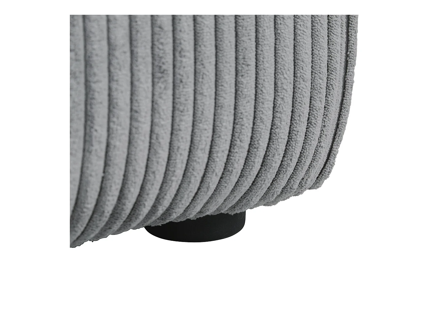 Repose-pieds 46x41x46 cm gris