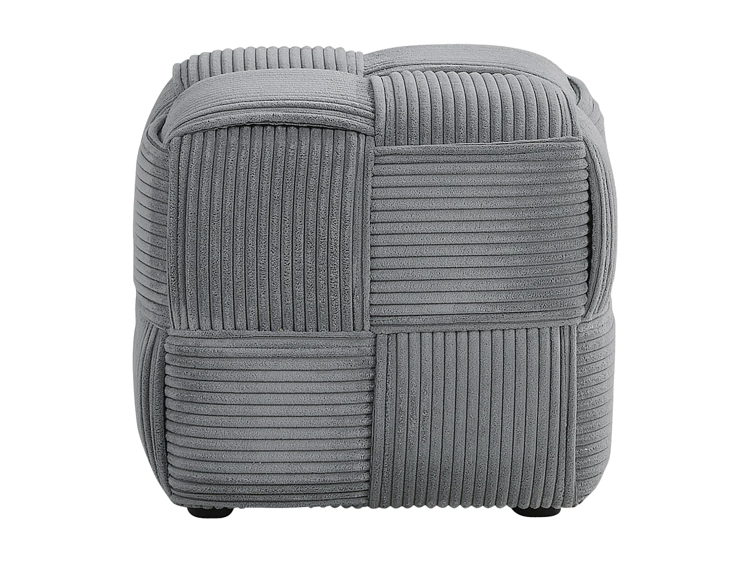 Repose-pieds 46x41x46 cm gris