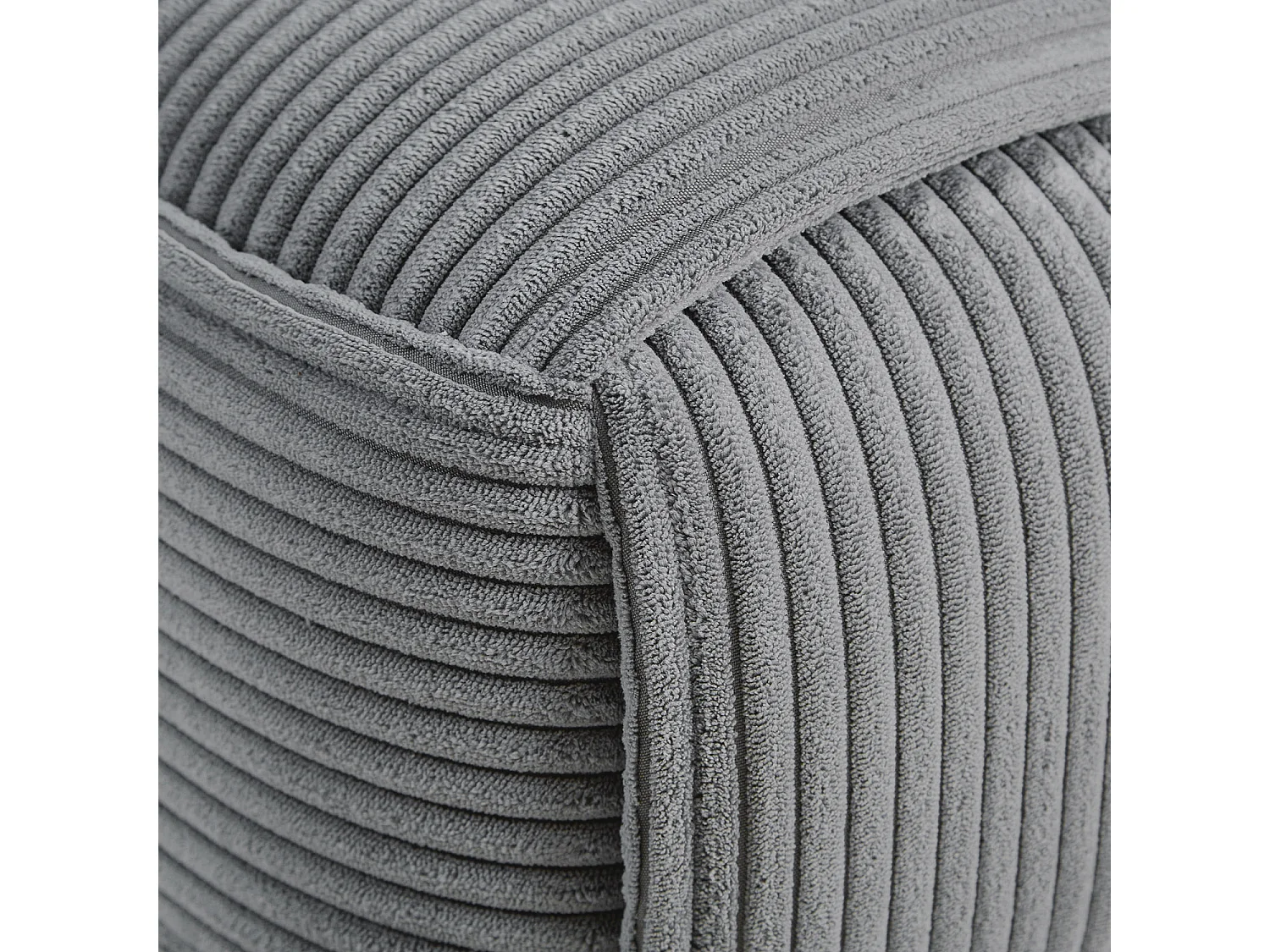 Repose-pieds 46x41x46 cm gris