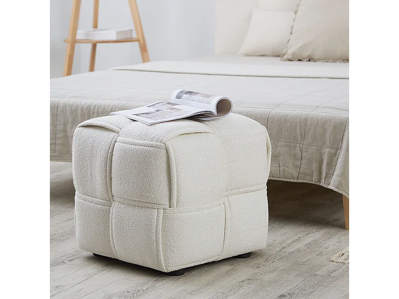 Reposapiés 46x41x46 cm Beige