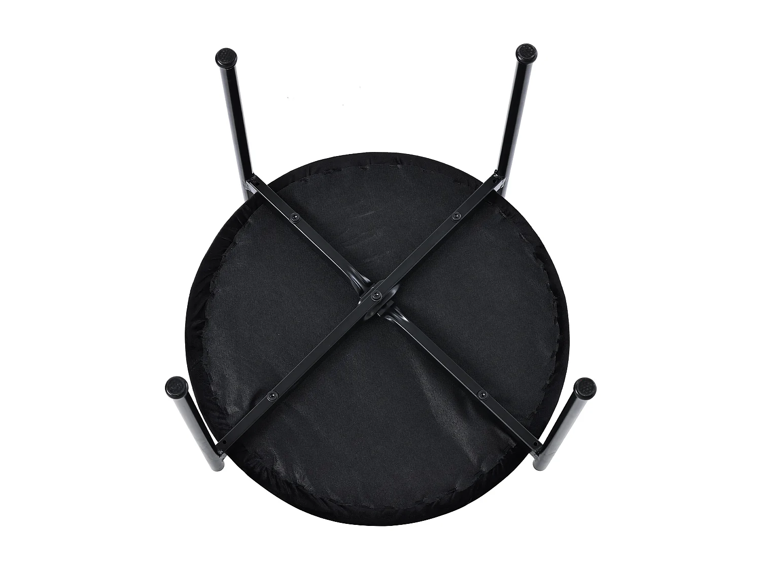 Ensemble table à manger avec 2 chaises - Table en verre transparent et chaises noir- pieds argentés