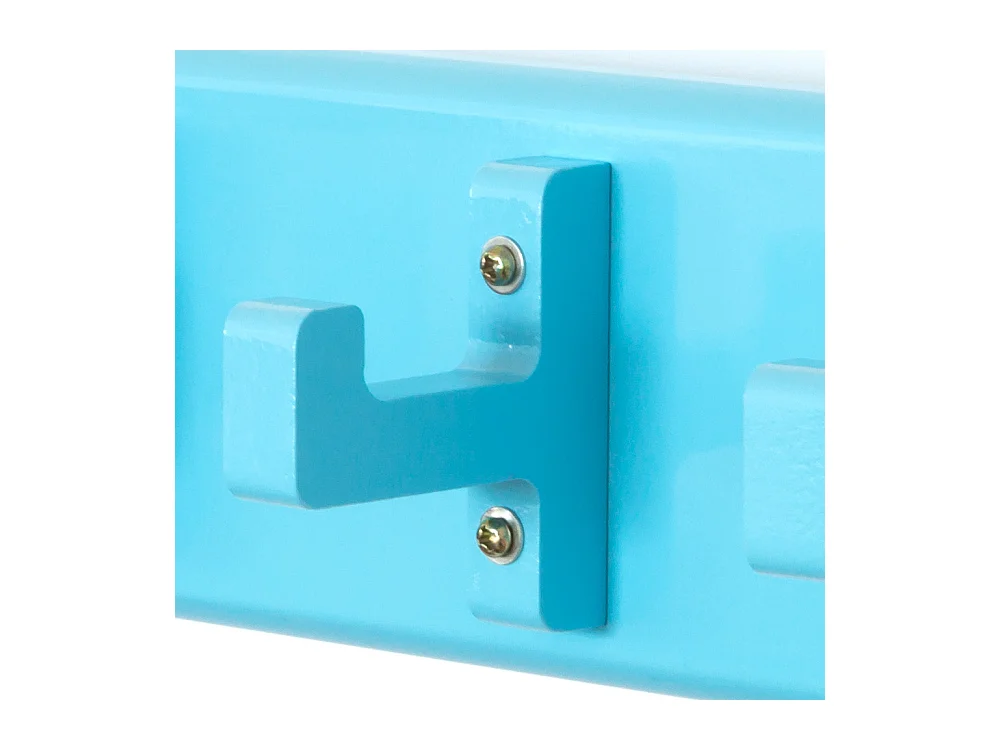 Clavier 10x40x13 cm bleu