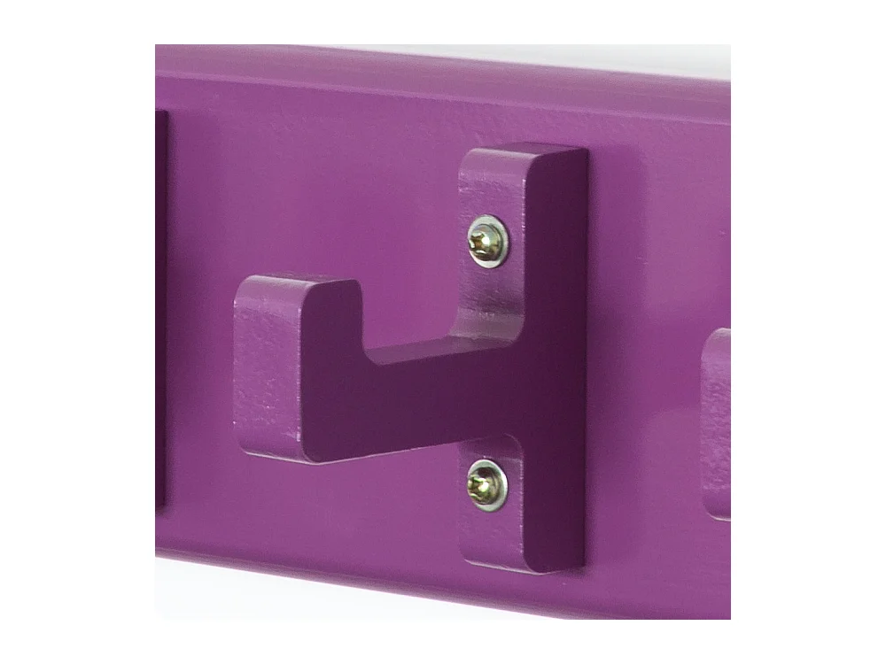 Clavier 10x40x13 cm violet