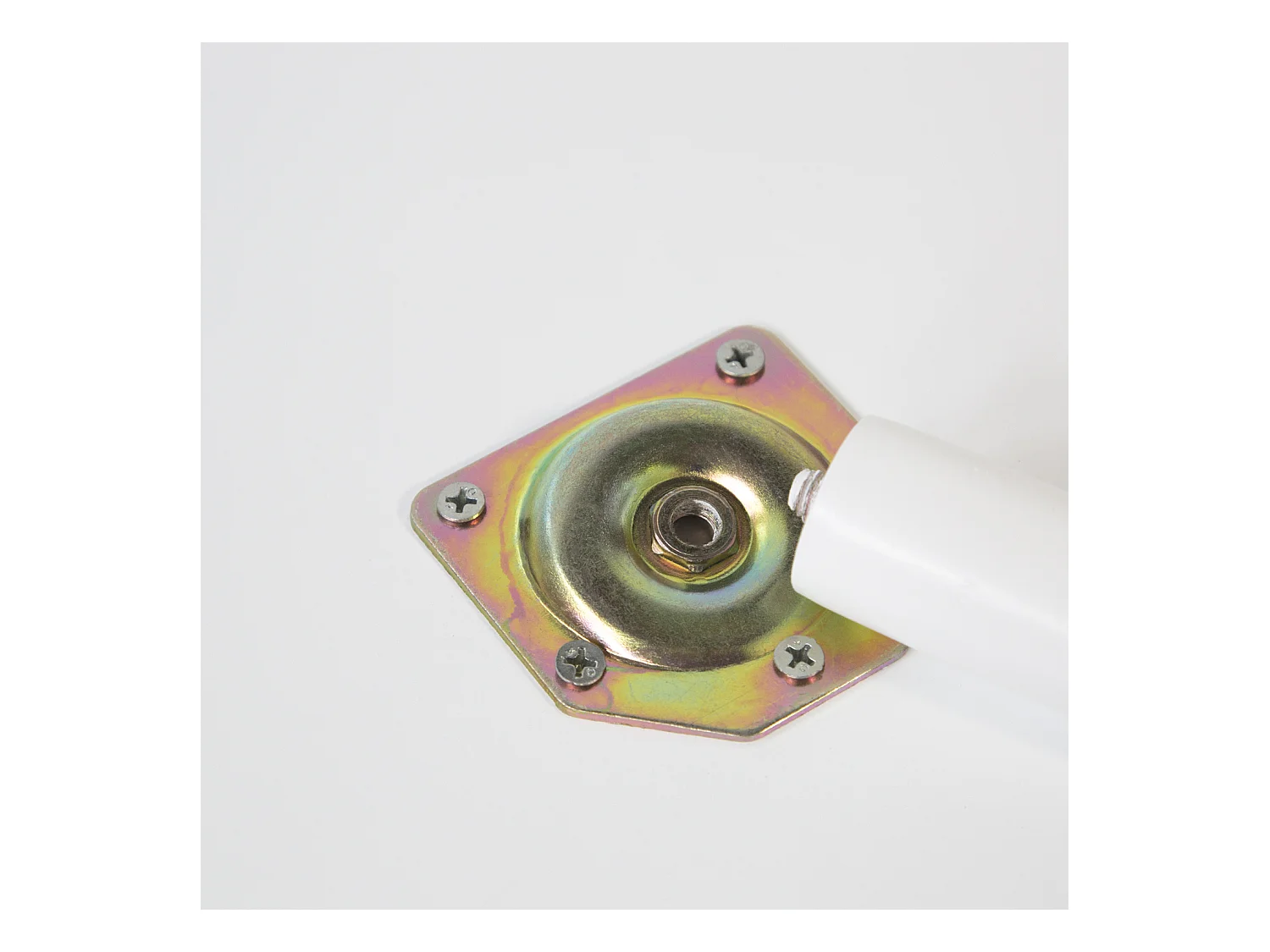 Table d'appoint 84x43.5x50 cm blanc