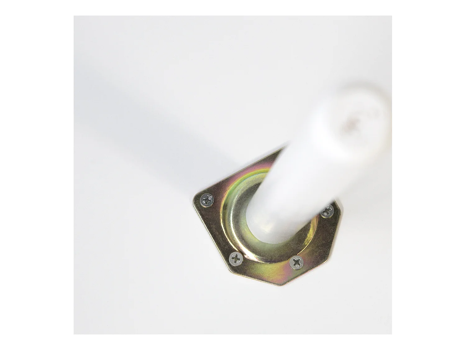 Table d'appoint 84x43.5x50 cm blanc