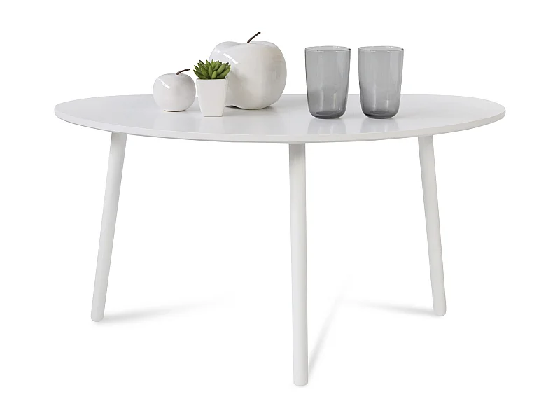 Beistelltisch 84x43,5x50 cm weiß