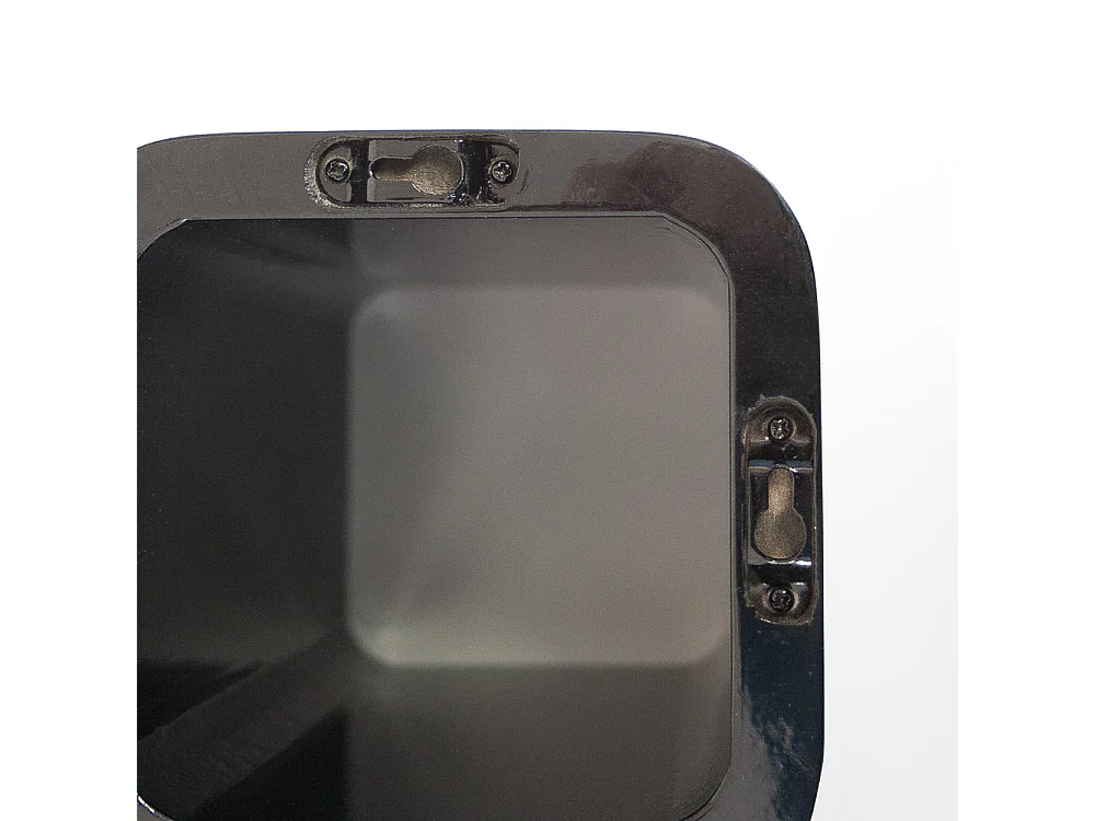 Estante cubo retro negro 16x32x20 cm