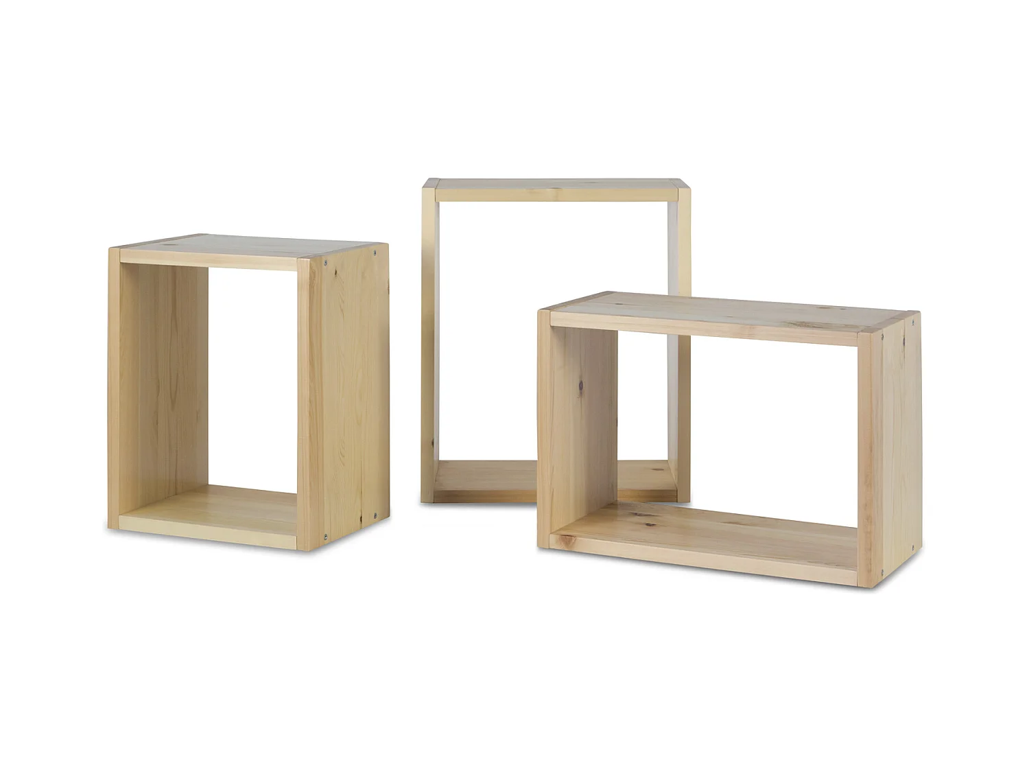 Étagère en bois 37x43,5x21,5 cm Naturel