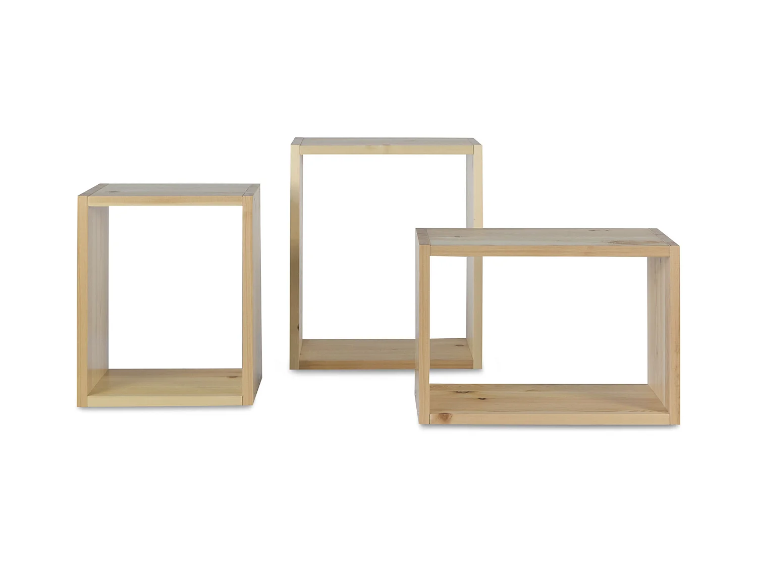 Étagère en bois 37x43,5x21,5 cm Naturel