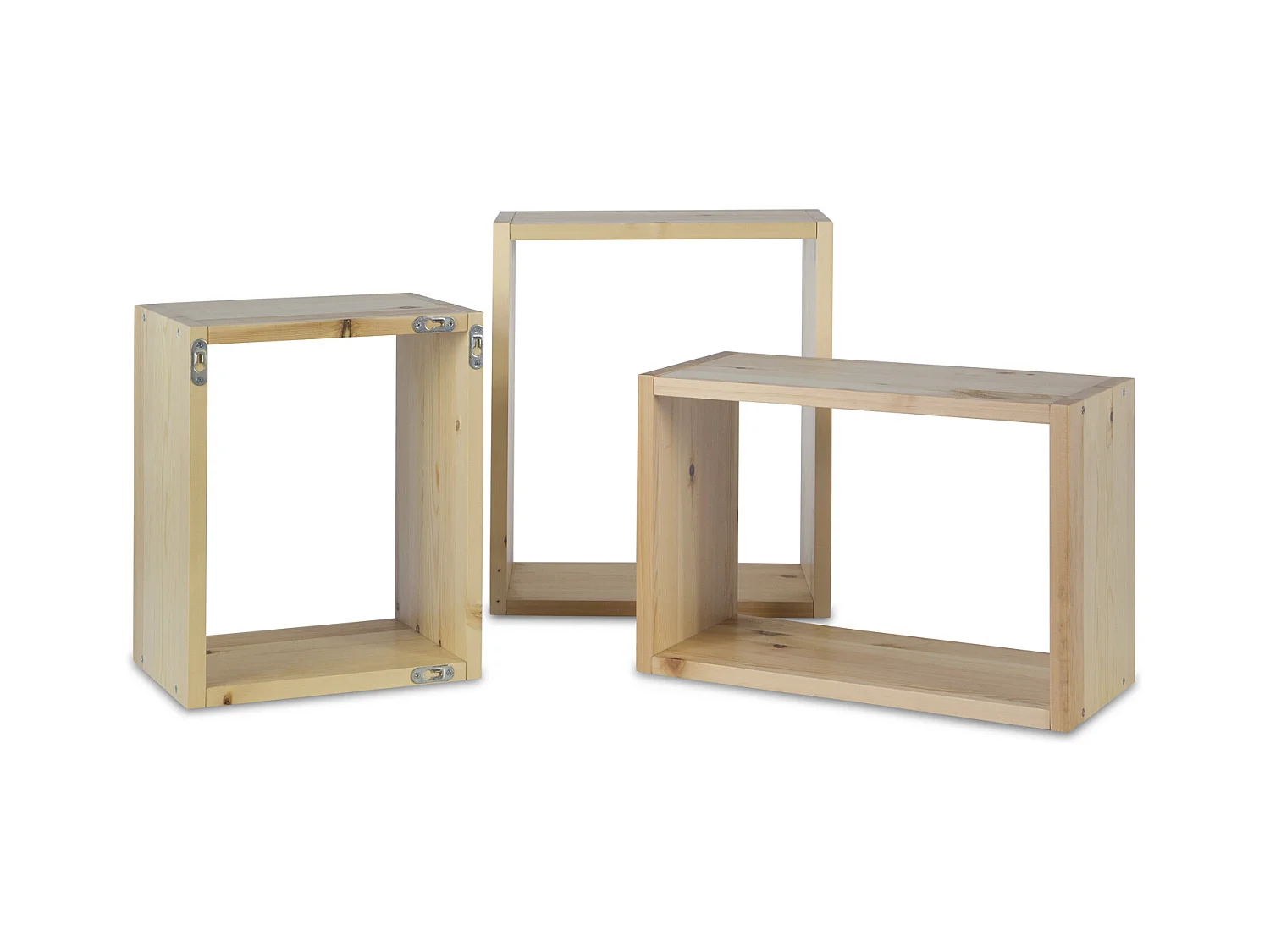 Étagère en bois 37x43,5x21,5 cm Naturel