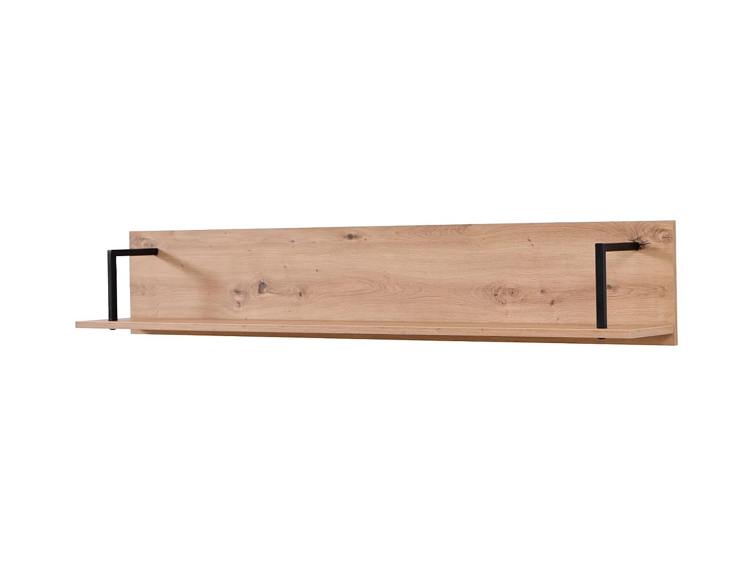 Étagère 137,5x24x21 cm Naturel Noir