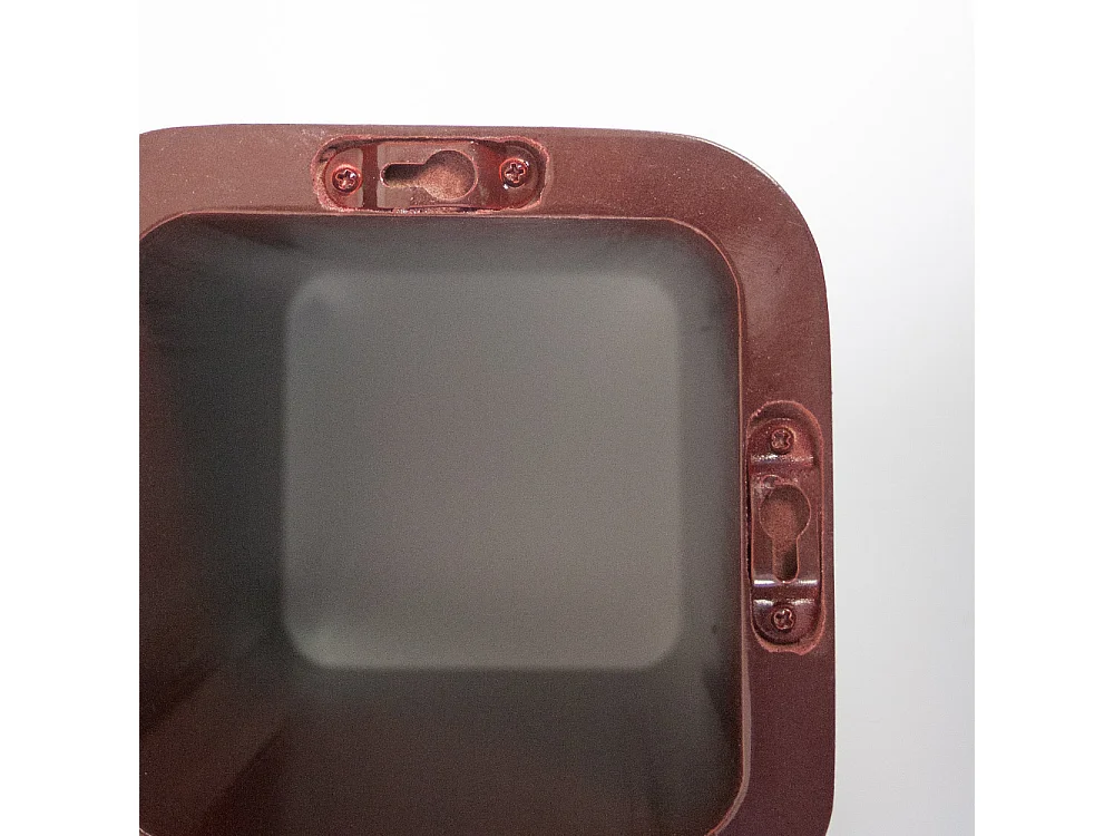 Étagère cubique 16,5x32x20 cm marron foncé rétro