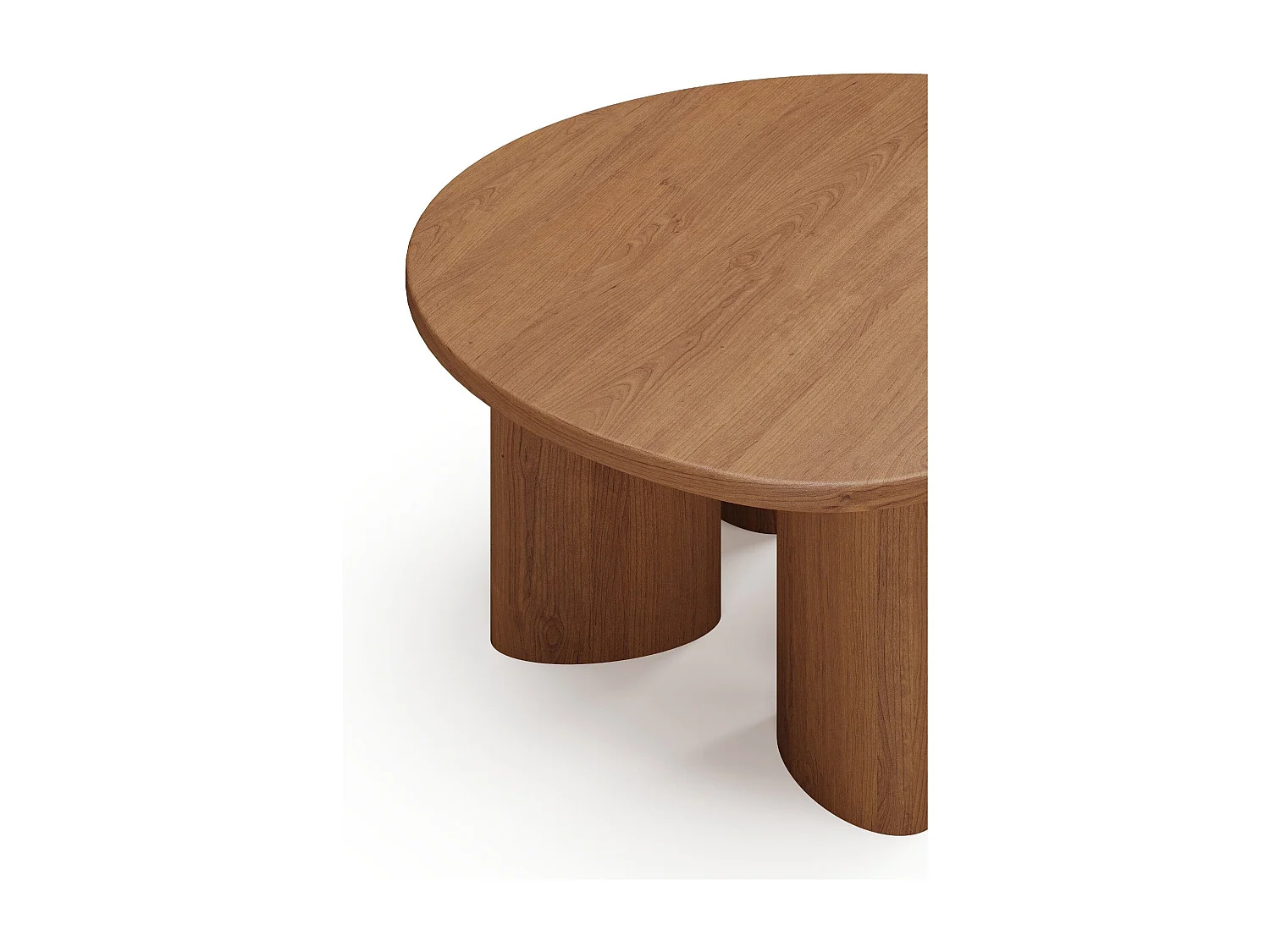 Table basse bois noyer LYNA