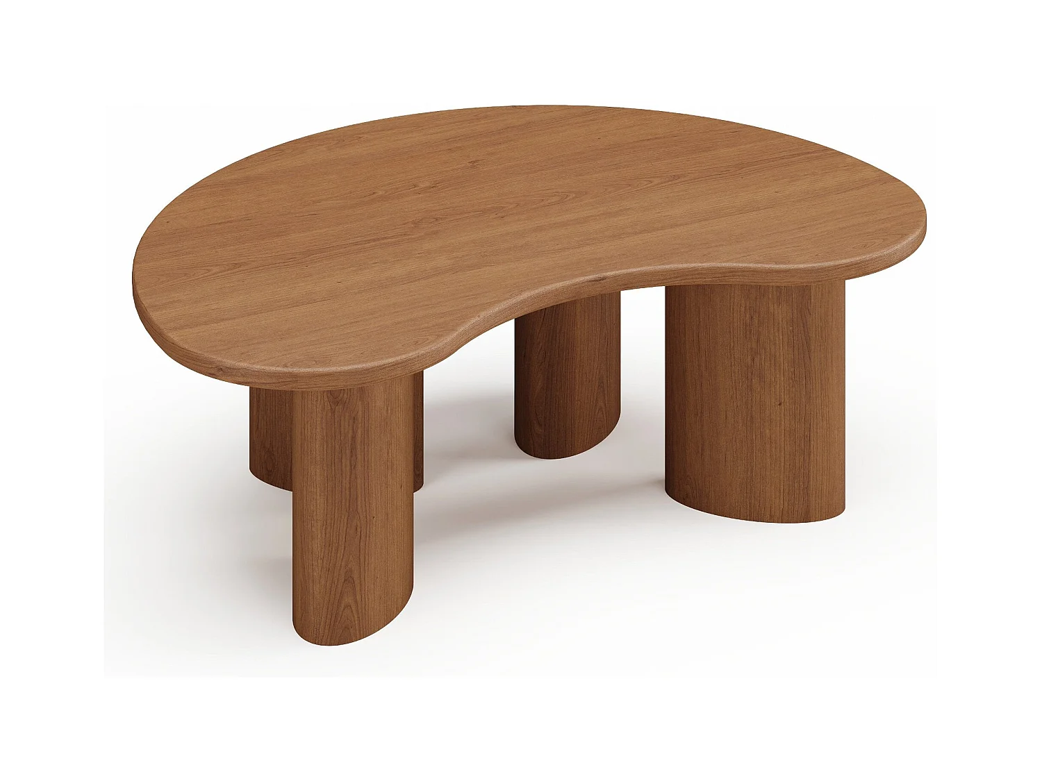 Table basse bois noyer LYNA