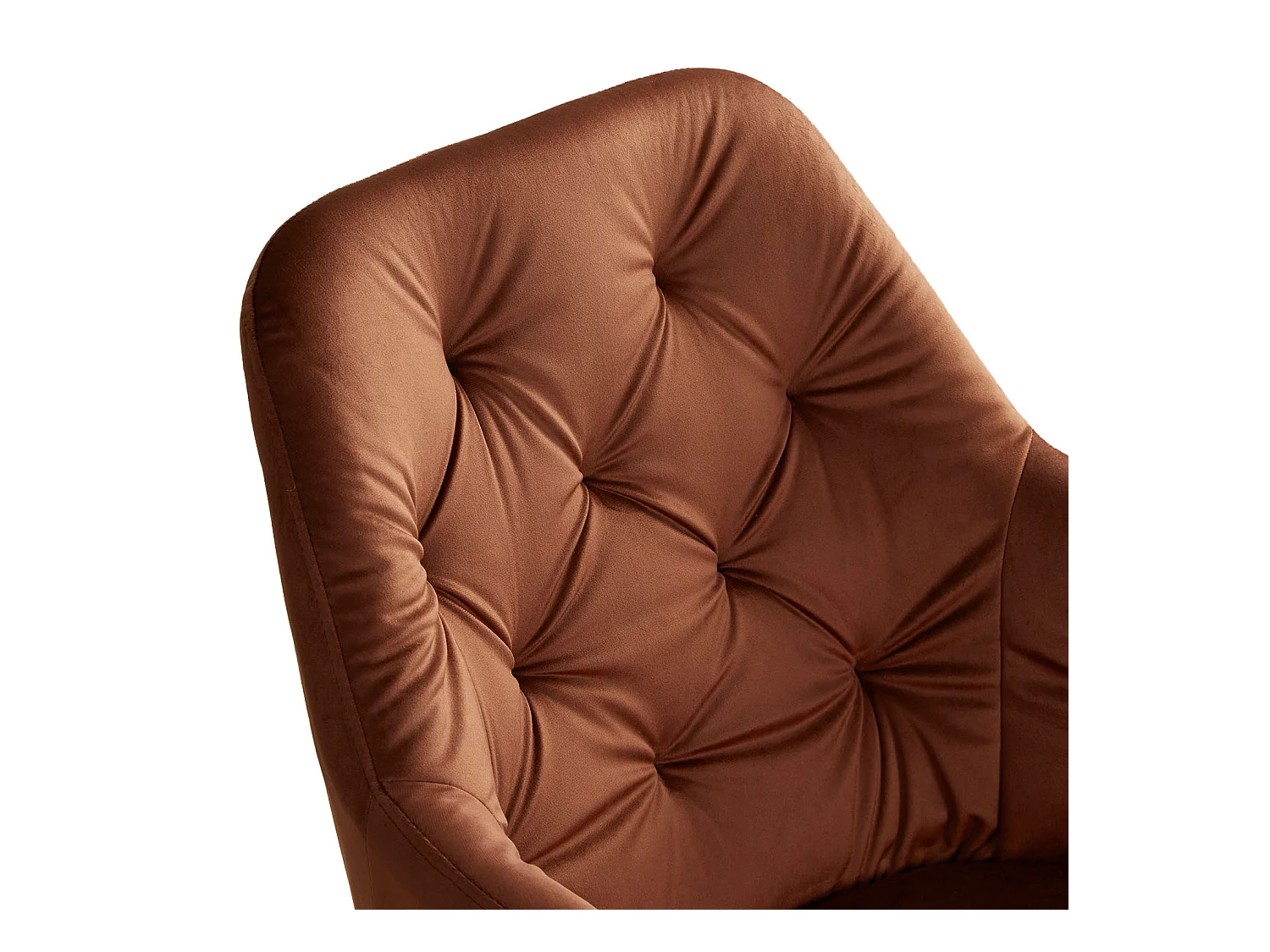 Esszimmerstuhl 59x89x62,5 cm Braun Eames