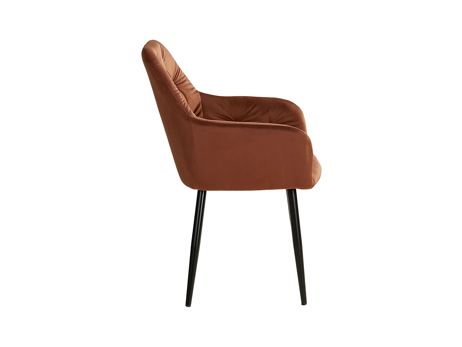 Esszimmerstuhl 59x89x62,5 cm Braun Eames