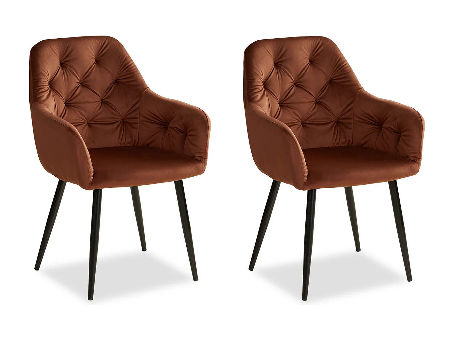 Chaise de salle à manger 59x89x62,5 cm Marron Eames