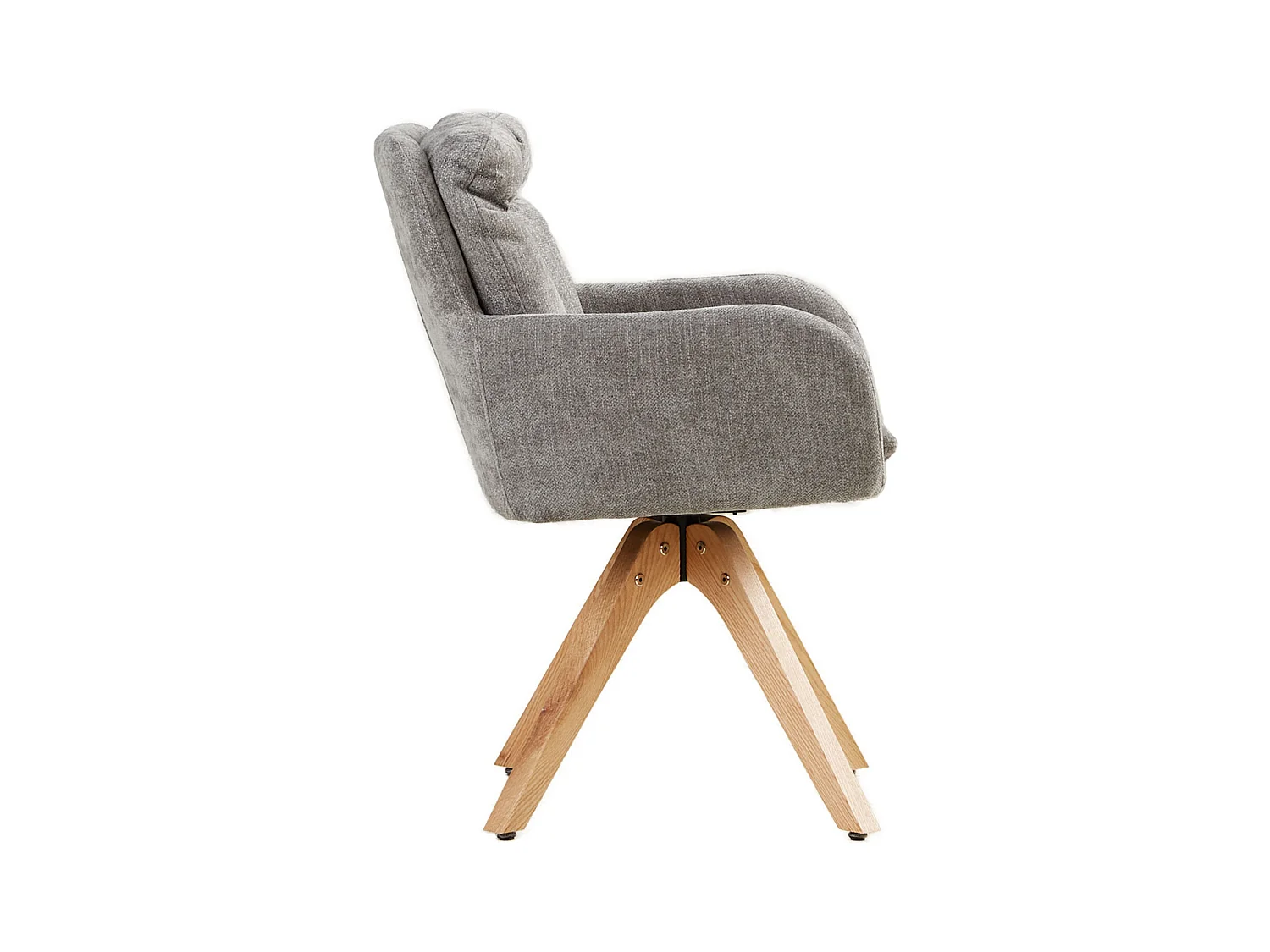 Chaise de salle à manger 58.5x84x60 cm Grise Chaise Eames