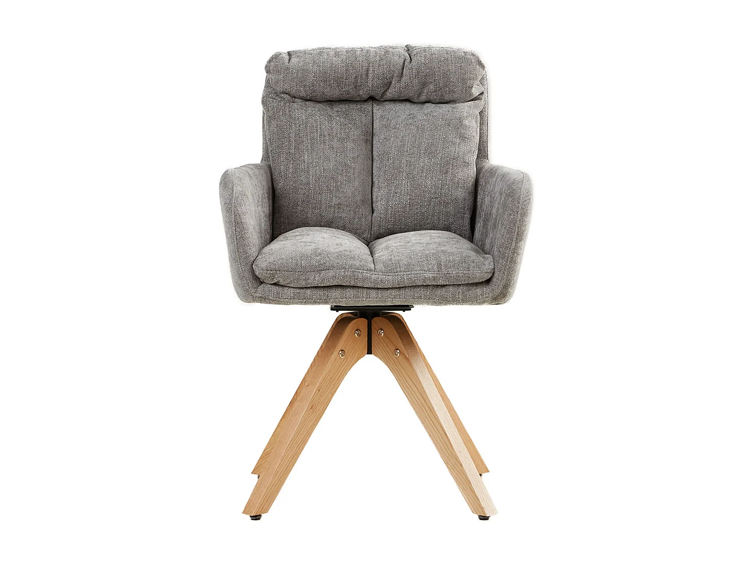 Conjunto de sillas de comedor 58.5x84x60 cm Gris Sillas Eames