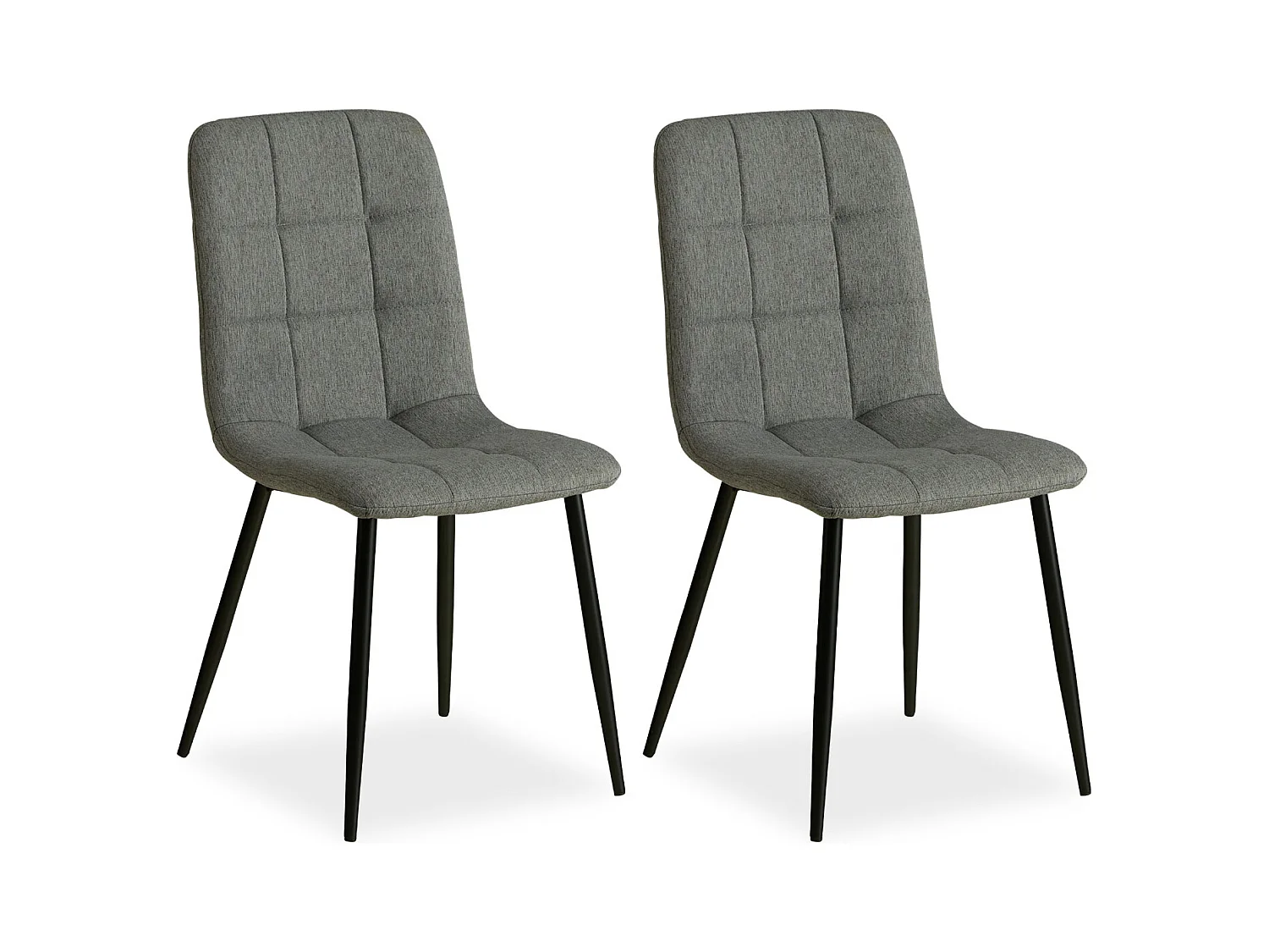 Chaise de salle à manger 43,5x88x50 cm grise Eames