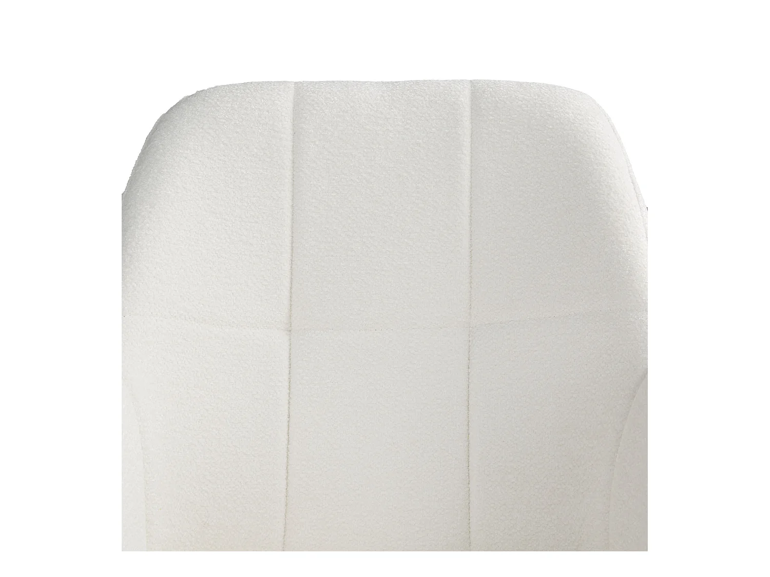 Esszimmerstuhl 56x86x60 cm beige moderner Eierstuhl Bouclé