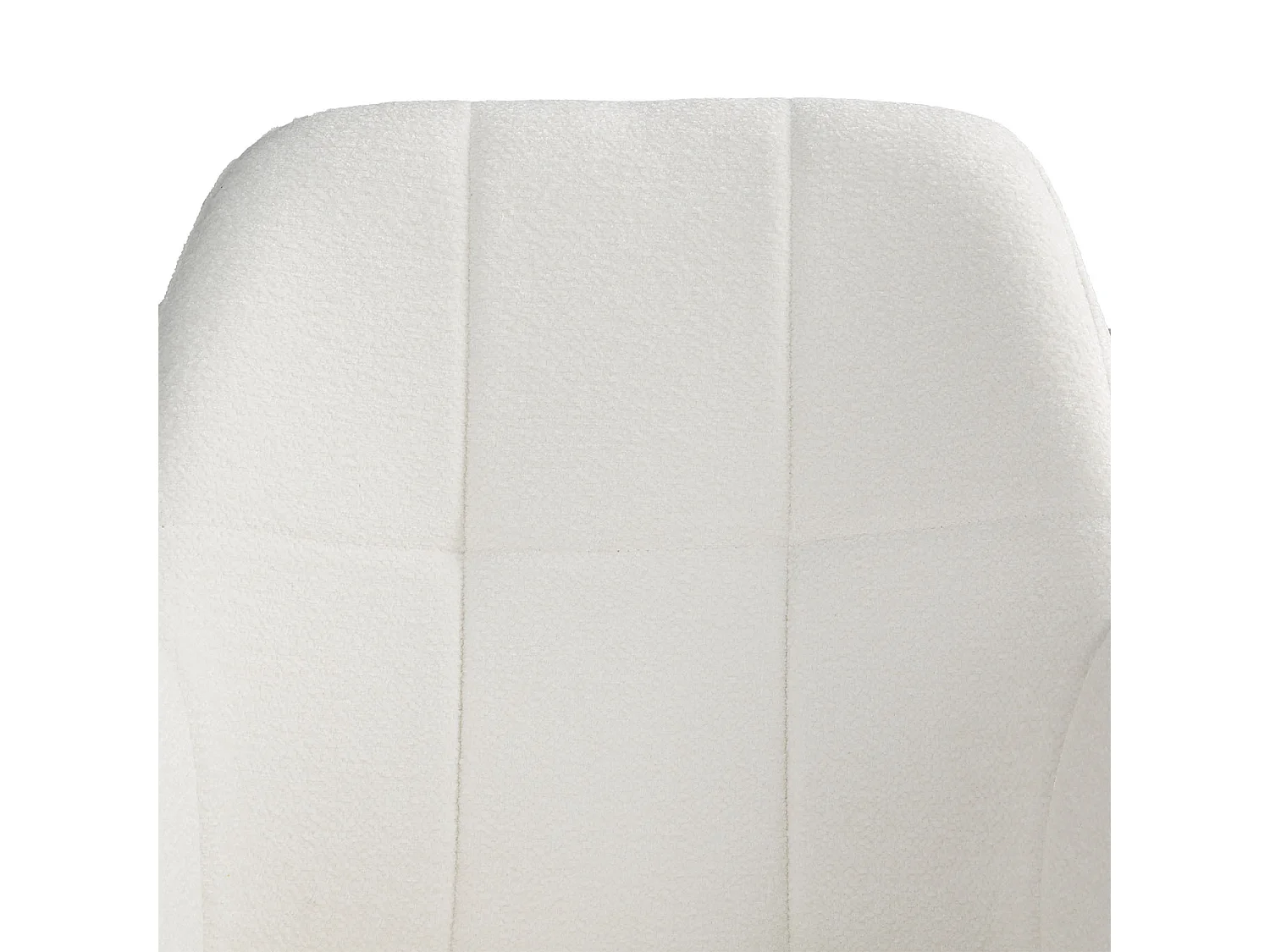 Esszimmerstuhl 56x86x60 cm beige moderner Eierstuhl Bouclé