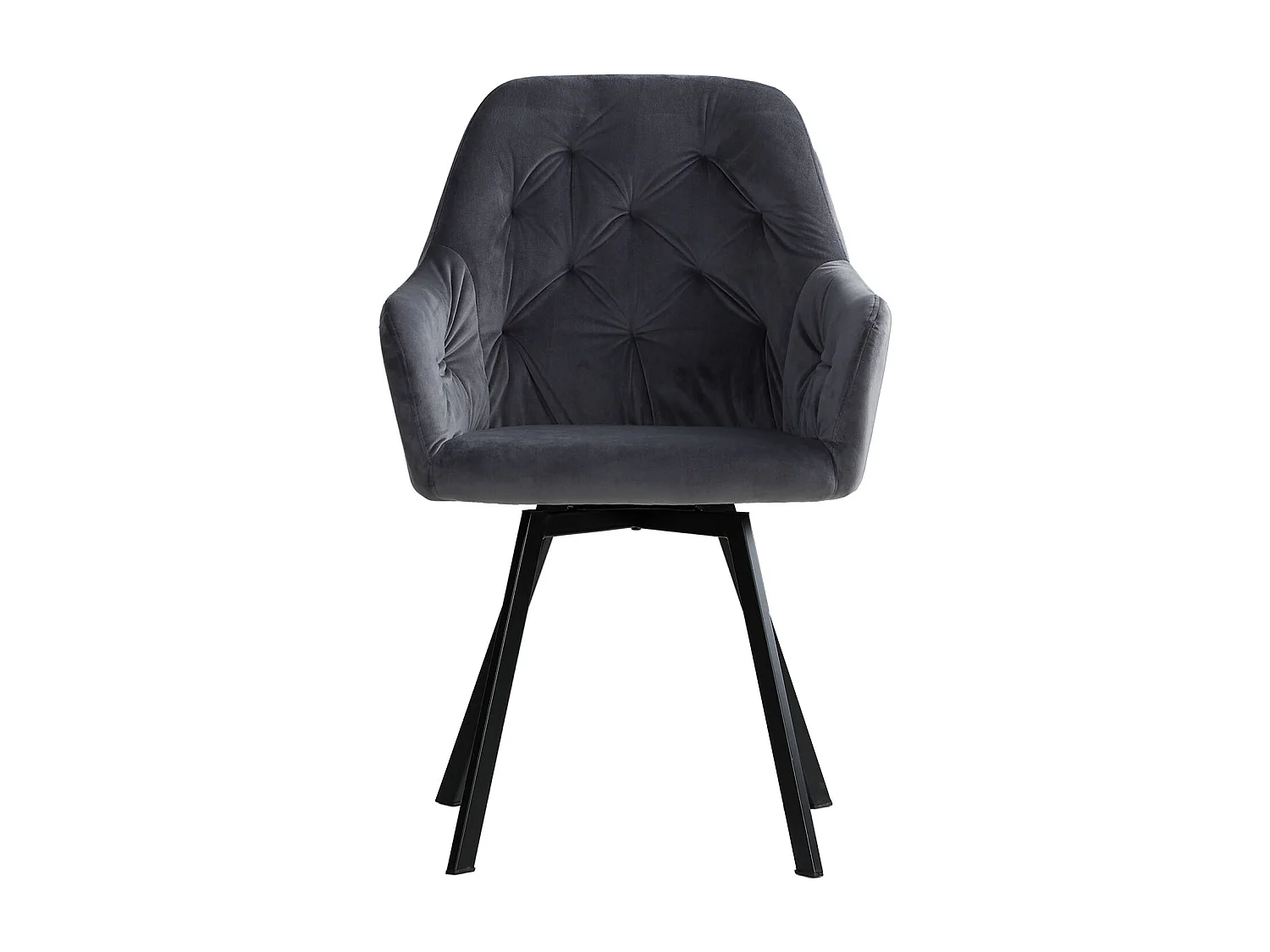 Conjunto de Cadeiras de Jantar 59x87.5x65 cm Cinza Eames