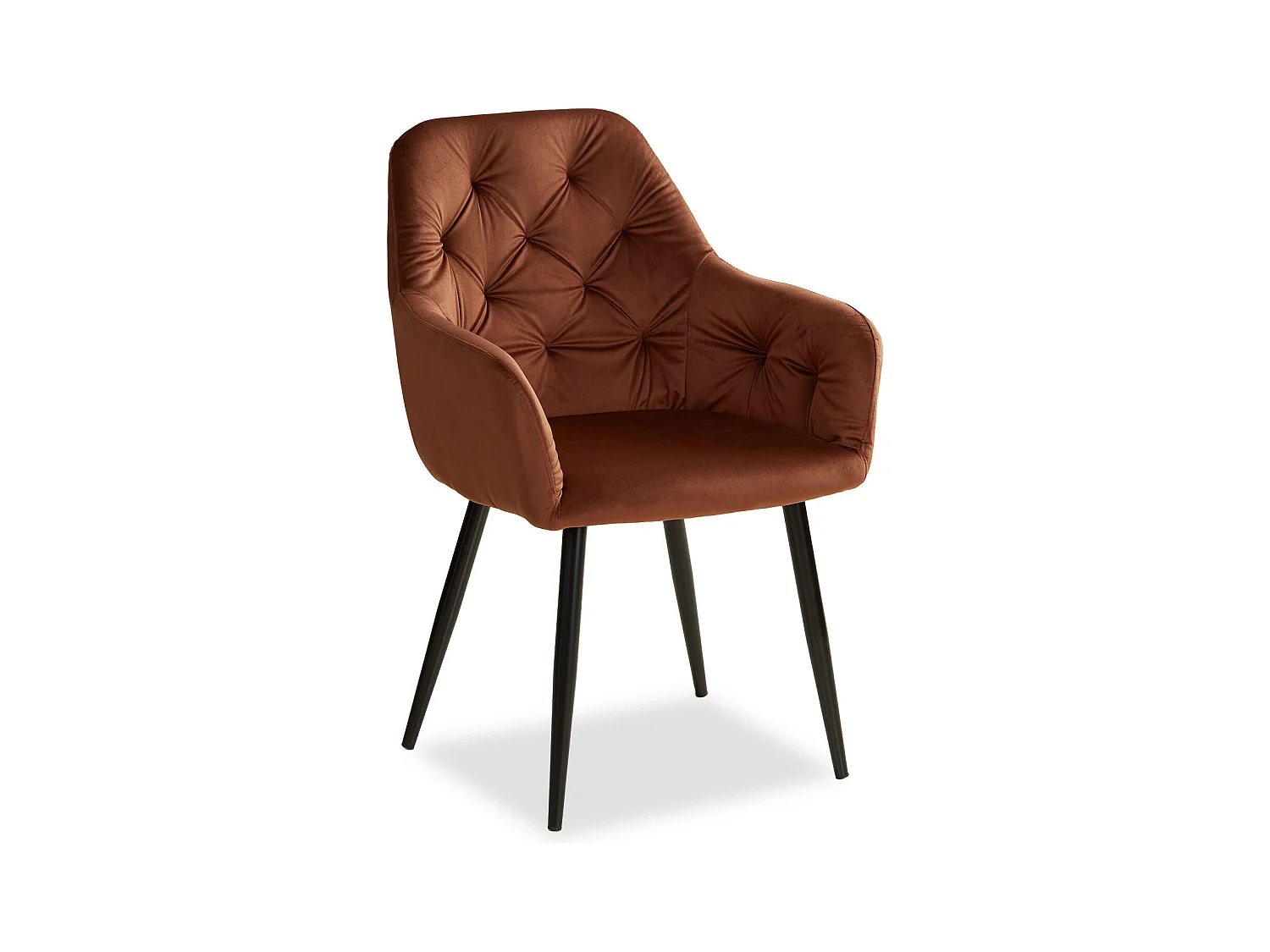 Esszimmerstuhl 59x89x62,5 cm Braun Eames