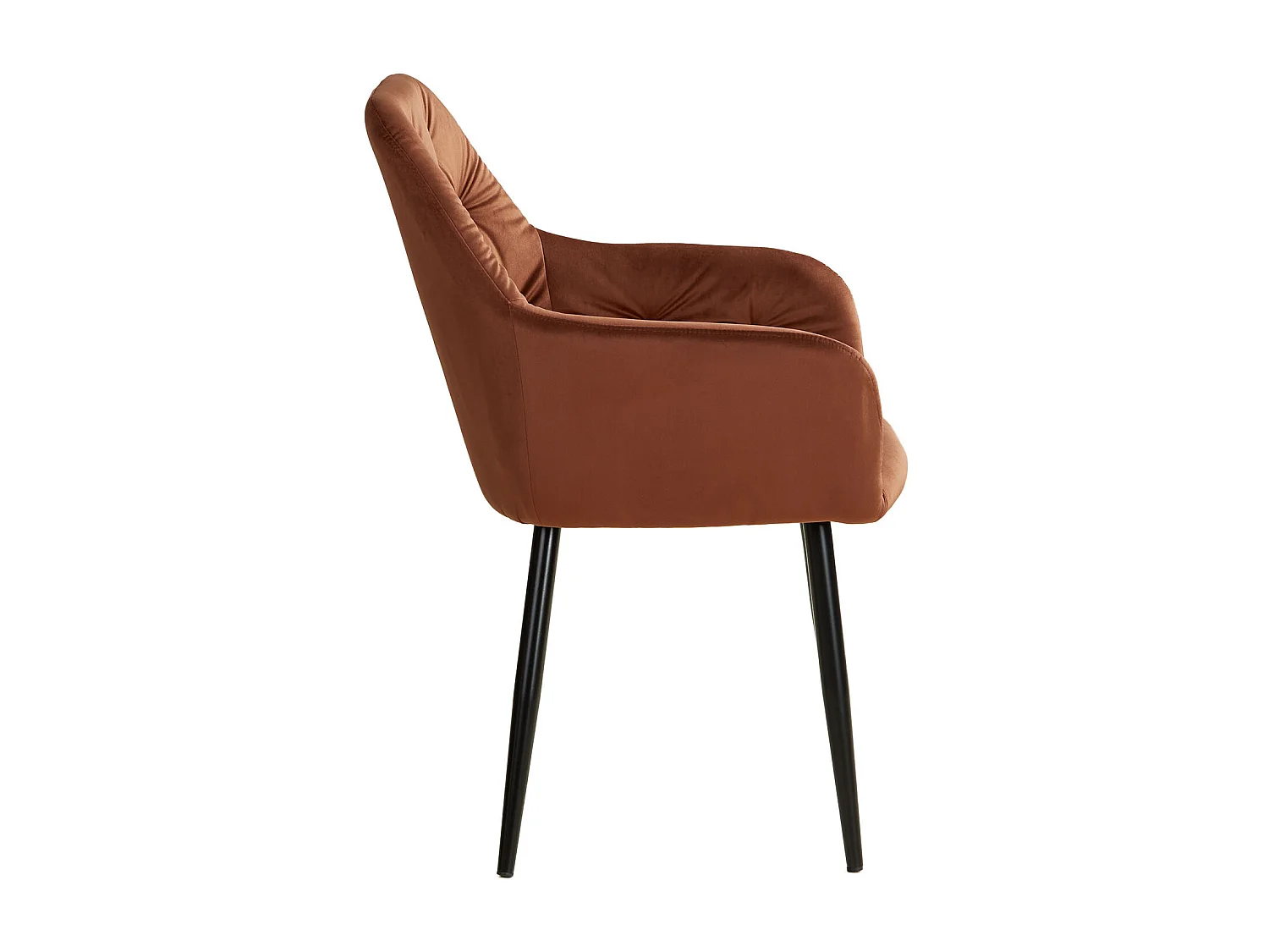 Esszimmerstuhl 59x89x62,5 cm Braun Eames