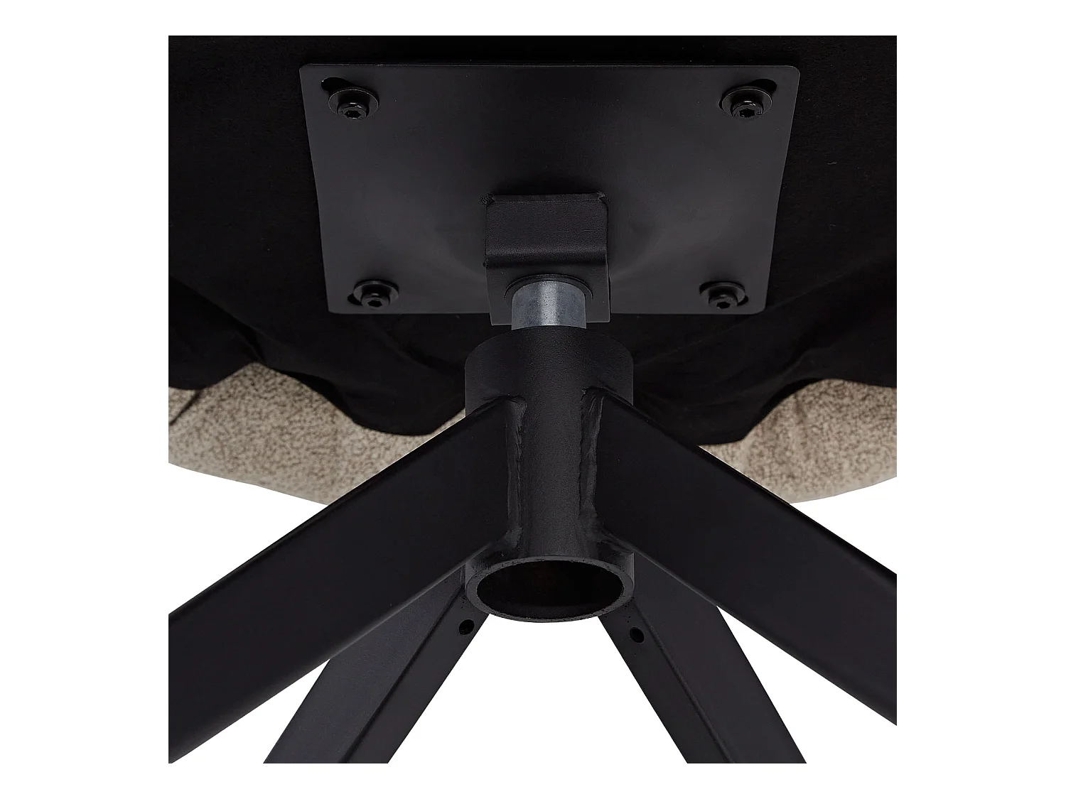 Esszimmerstuhl-Set 60x90x59 cm Beige Moderne Eierstühle Bouclé-Leder