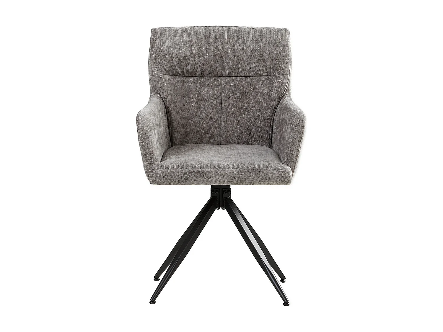 Esszimmerstuhl 57x89x60 cm grau moderner Eierstuhl Leinen