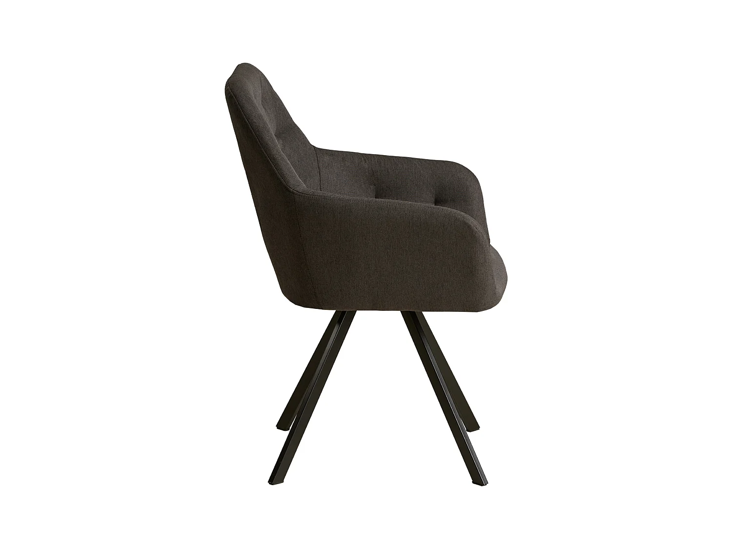 Esszimmerstuhl 59x88x57 cm Anthrazit Eames