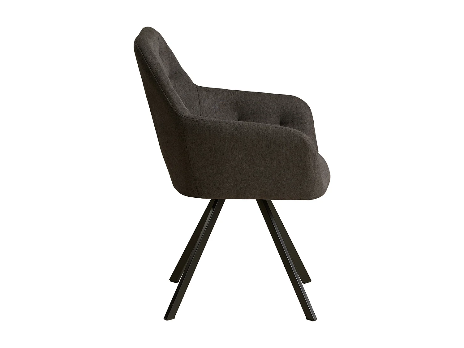 Esszimmerstuhl 59x88x57 cm Anthrazit Eames