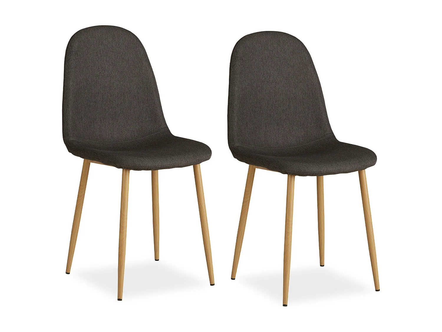 Esszimmerstuhl 44x88x45,5 cm Anthrazit Eames