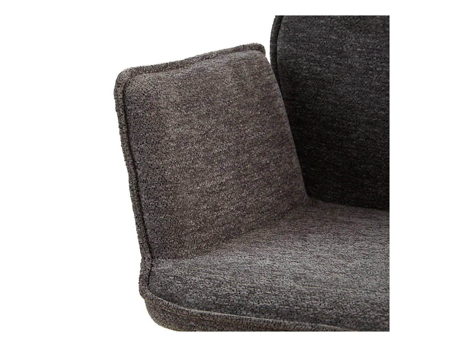 Chaise de salle à manger 61x92,5x60 cm gris, chaise œuf moderne