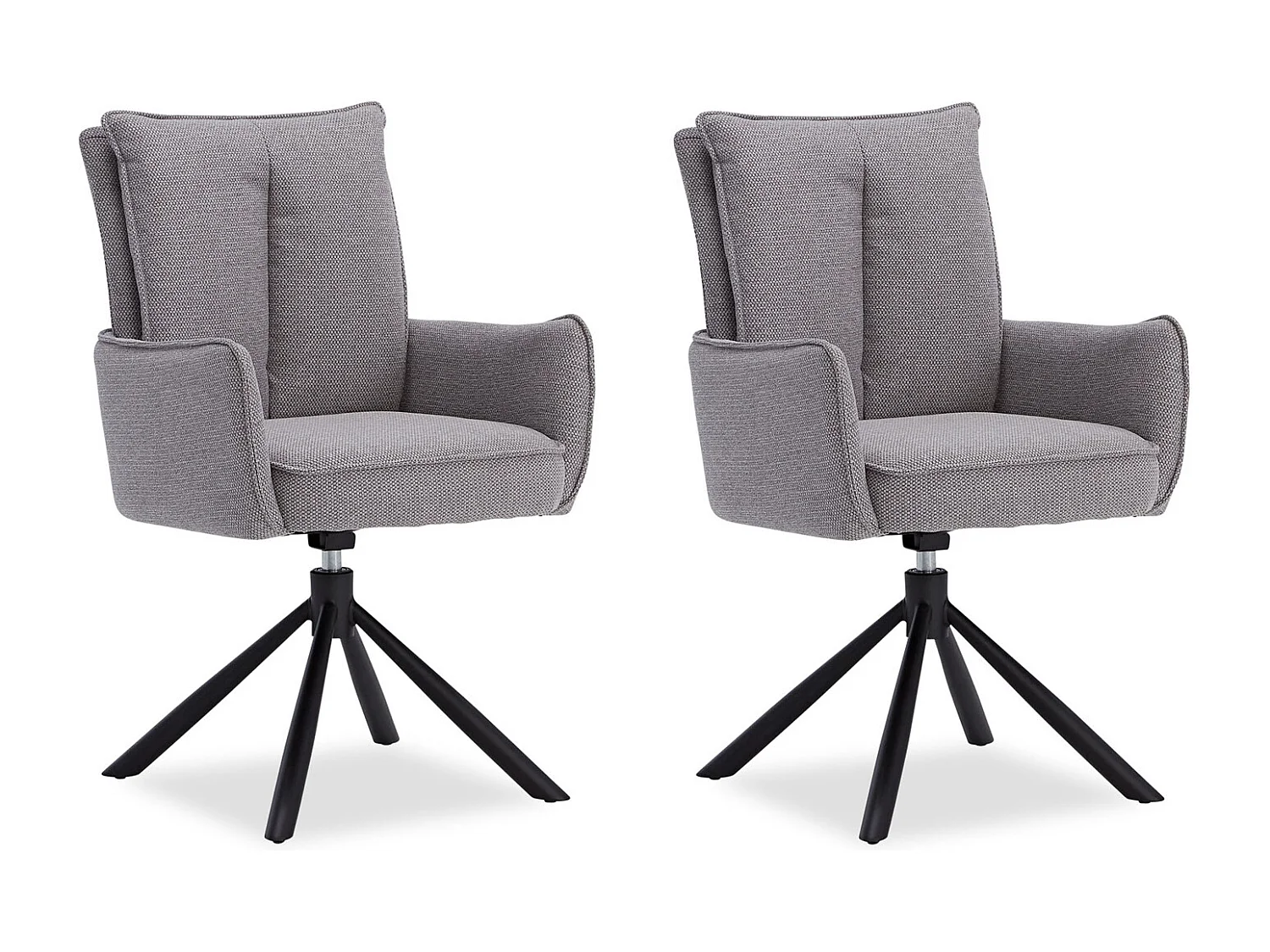 Ensemble de Chaises de Salle à Manger 59x93.5x64 cm Gris Chaises Eames