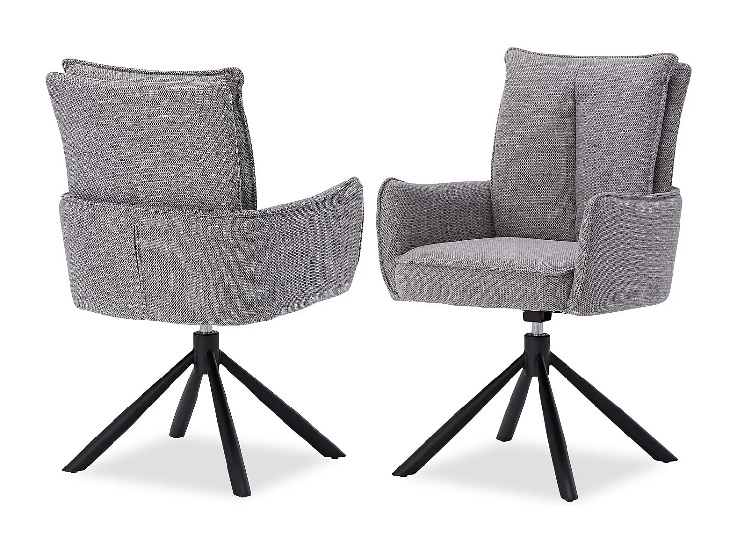 Ensemble de Chaises de Salle à Manger 59x93.5x64 cm Gris Chaises Eames