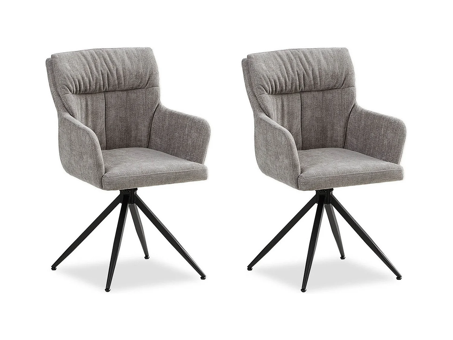 Chaise de salle à manger 57x89x60 cm gris moderne chaise œuf