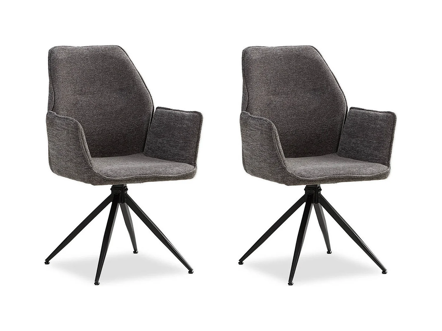 Chaise de salle à manger 61x92,5x60 cm grise Eames