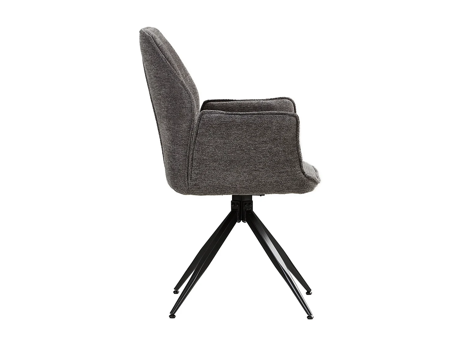 Chaise de salle à manger 61x92,5x60 cm grise Eames