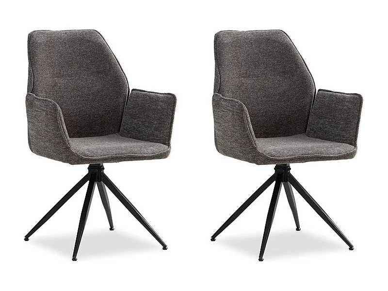 Chaise de salle à manger 61x92,5x60 cm grise Eames