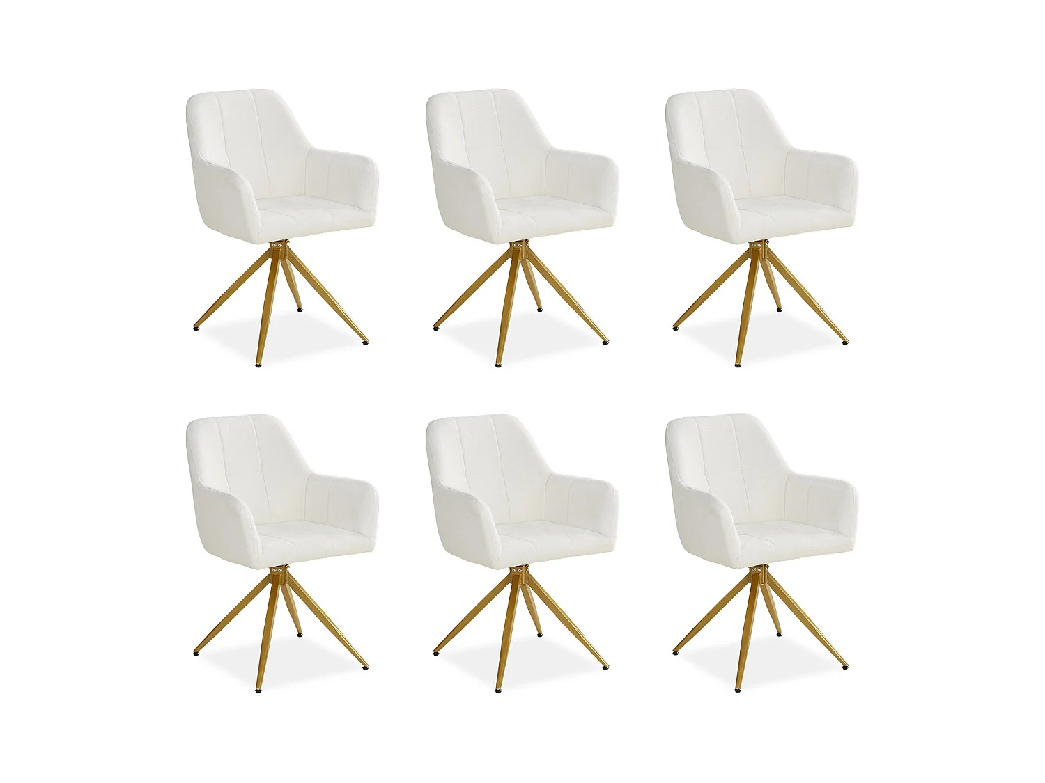 Chaise de salle à manger 56x86x60 cm beige