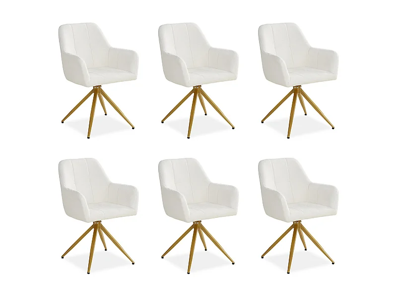 Eetkamerstoel 56x86x60 cm beige