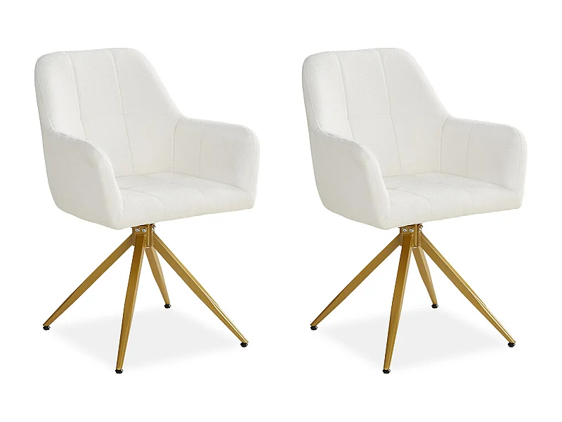 Eetkamerstoel 56x86x60 cm beige