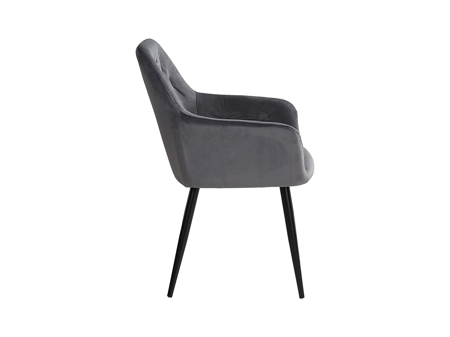 Chaise de salle à manger 59x89x62,5 cm gris Eames