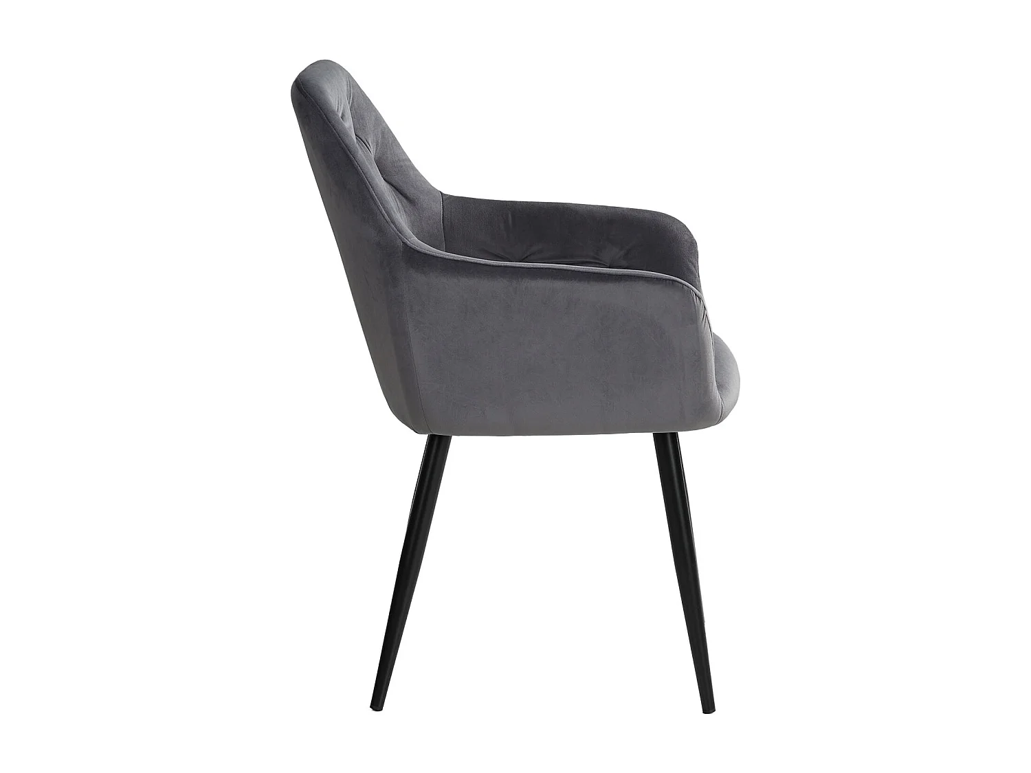 Chaise de salle à manger 59x89x62,5 cm gris Eames