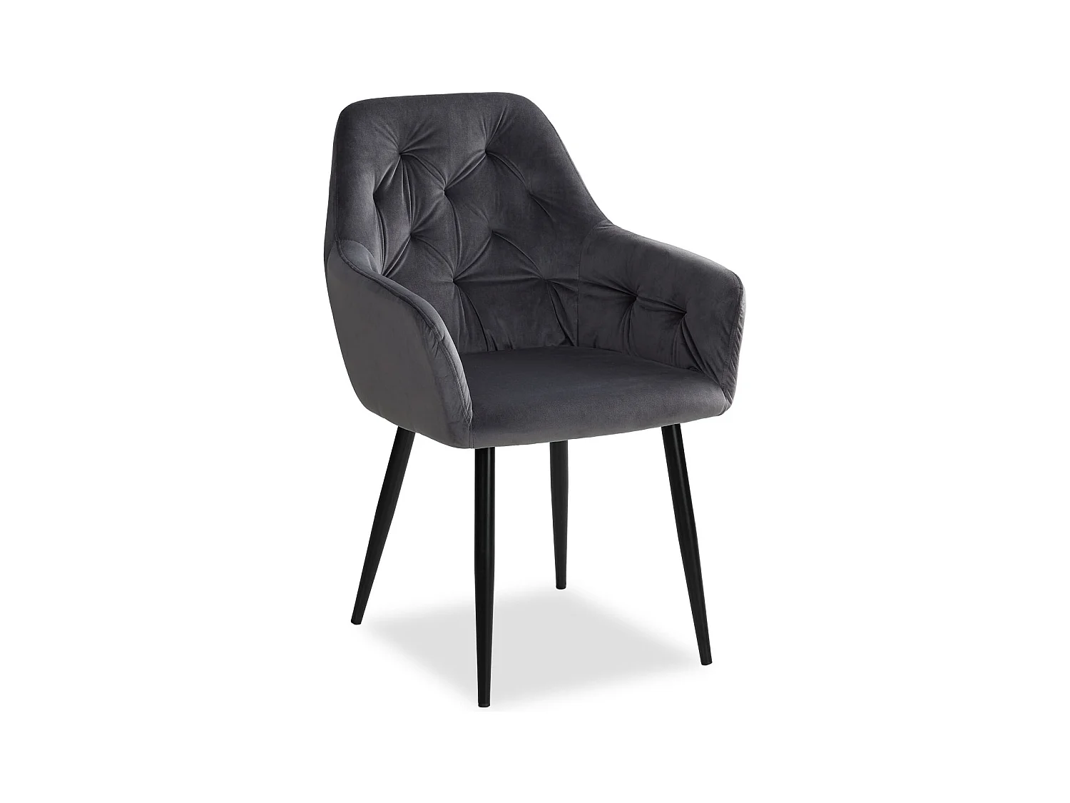 Esszimmerstuhl 59x89x62,5 cm Grau Eames