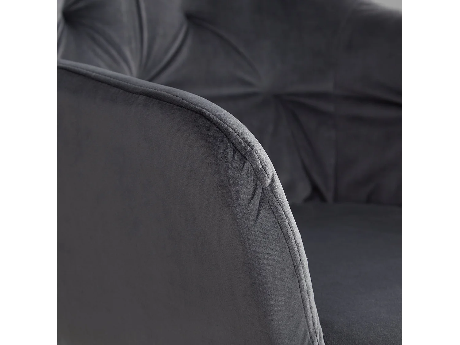 Esszimmerstuhl 59x89x62,5 cm Grau Eames